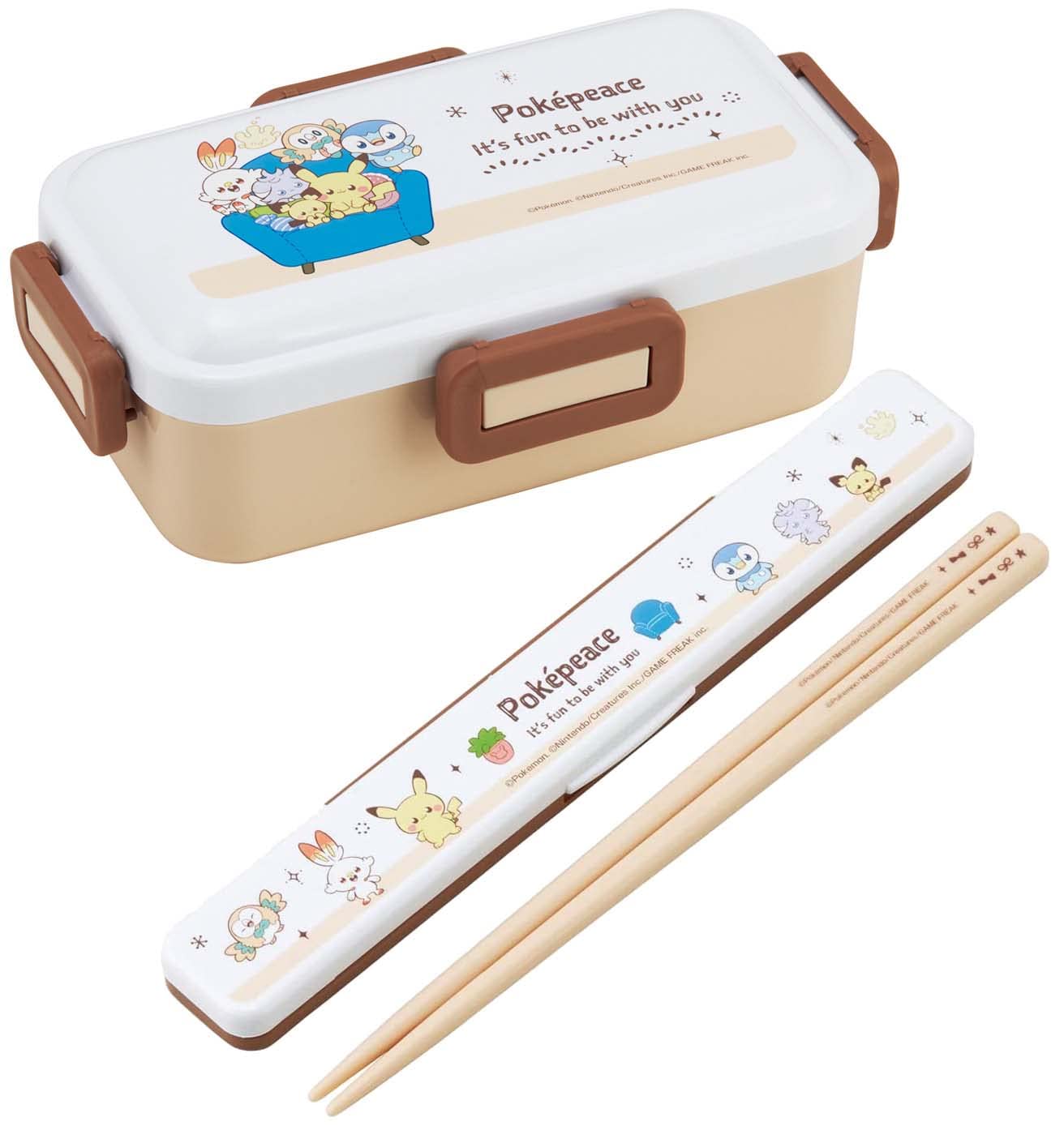 Amazon｜スケーター(Skater) 箸 箸箱 セット ポケモン ポケピース 18cm